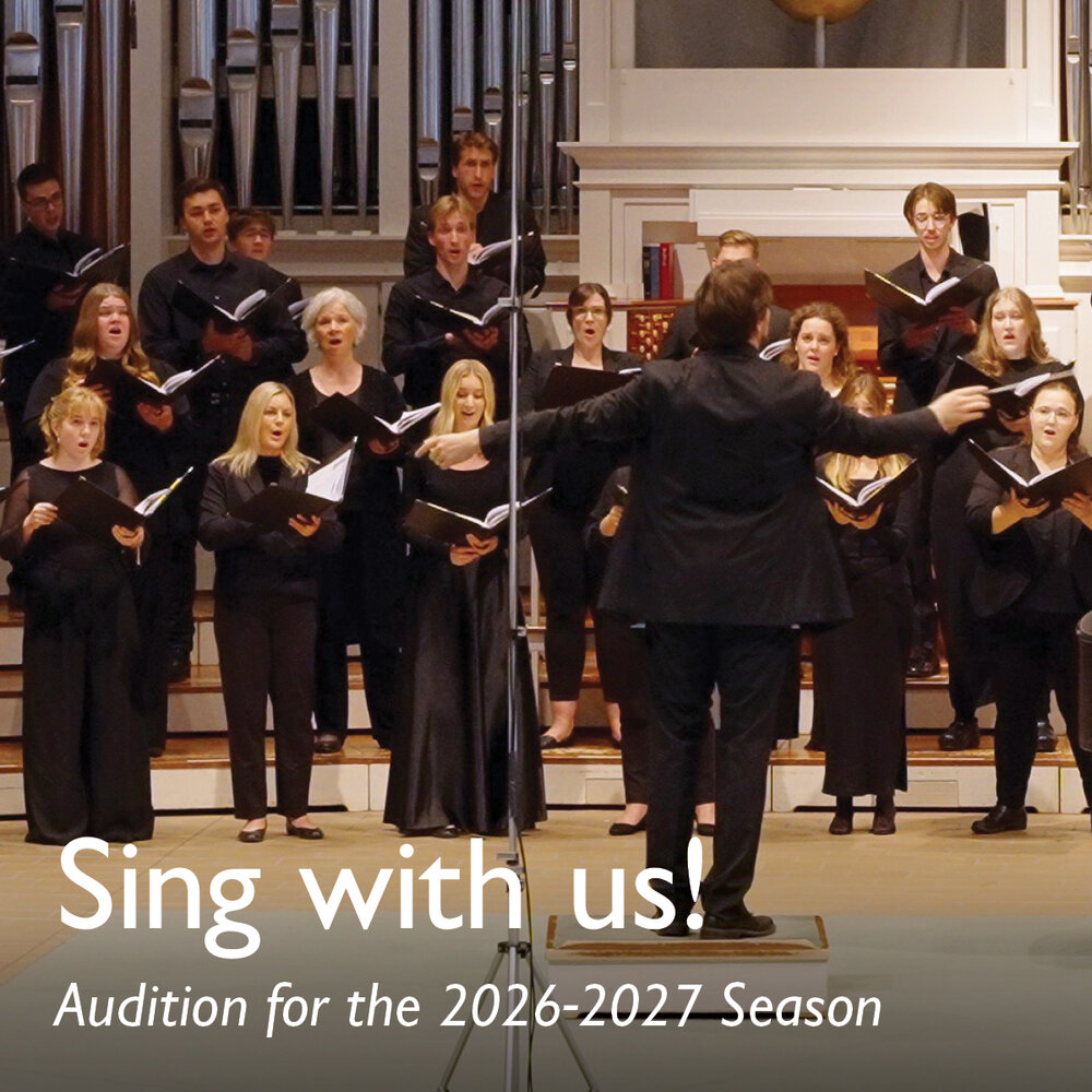 Sing with us! Audition for the 2026-2027 Season